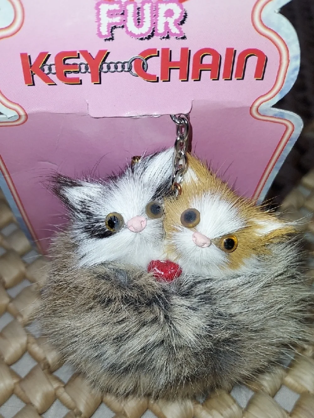 Novelty Inc. Fur Key Chain - Picture 1 of 6